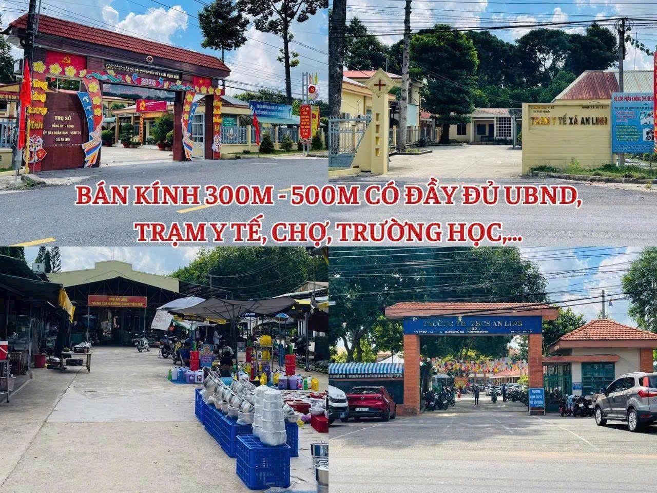 ĐẤT AN LINH 230M2, THỔ CƯ 100M2, SỔ HỒNG RIÊNG, ĐỐI DIỆN TRƯỜNG HỌC