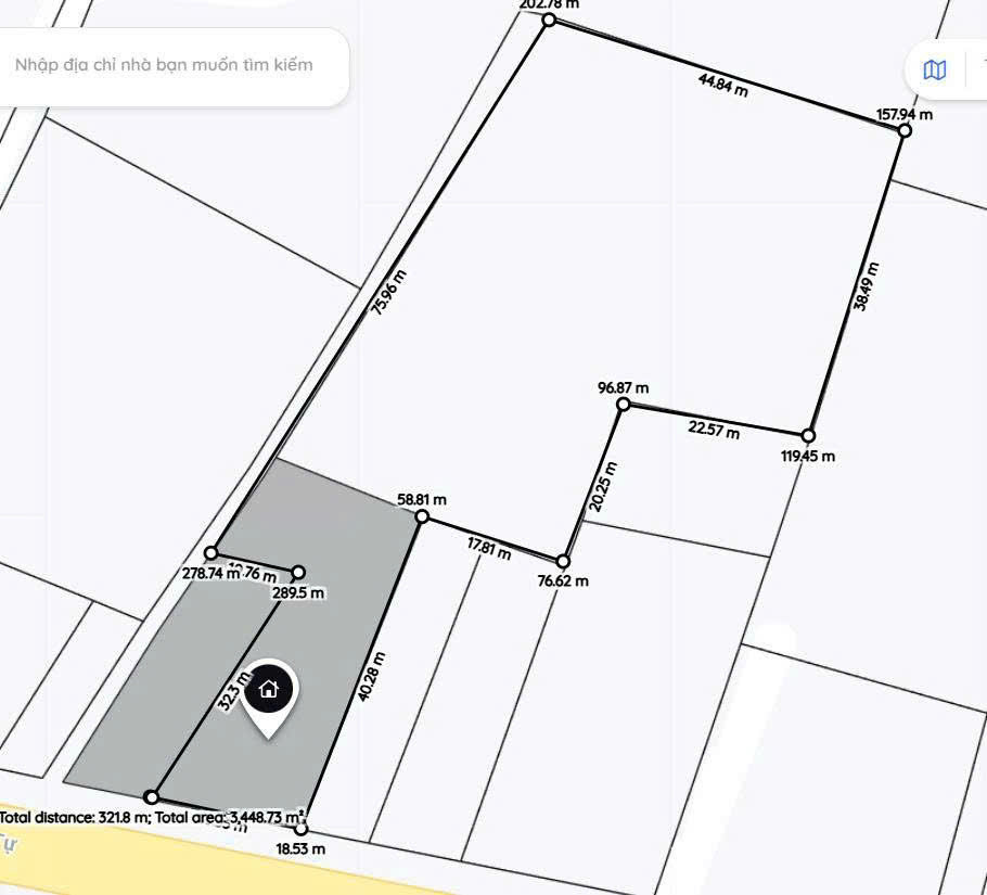 Bán đất 3400m² ngang 18m giá 8.9 tỷ Xã An Lục Long