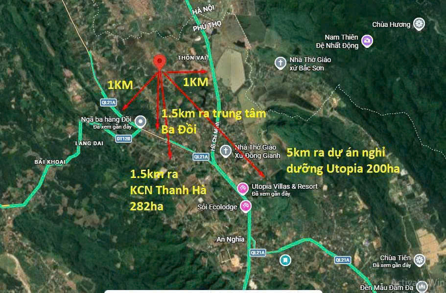 🚨 ĐẦU TƯ THÔNG MINH: ĐẤT TRUNG TÂM BA HÀNG ĐỒI CHỈ HƠN 300TR - SỔ ĐỎ SẴN