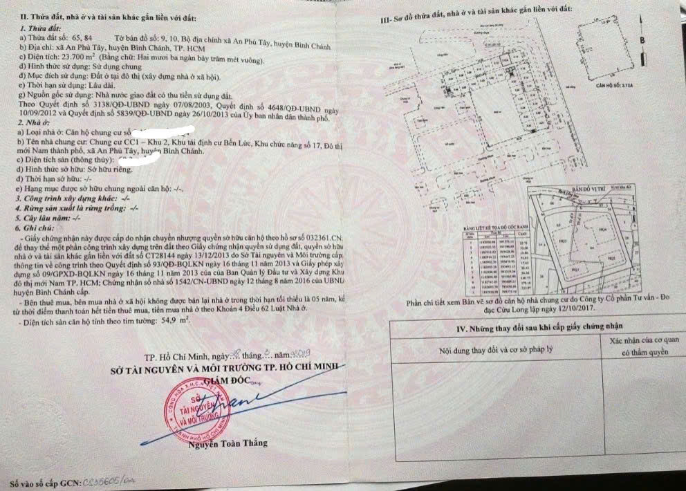Căn hộ Bình Chánh giá 1.2 tỷ SỔ RIÊNG,công chứng ngay.Lô mặt tiền HQ2