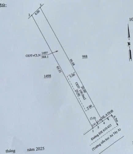 Bán đất An Tây đường cháo vịt Liên Thành 6x66 giá 3.4 tỷ