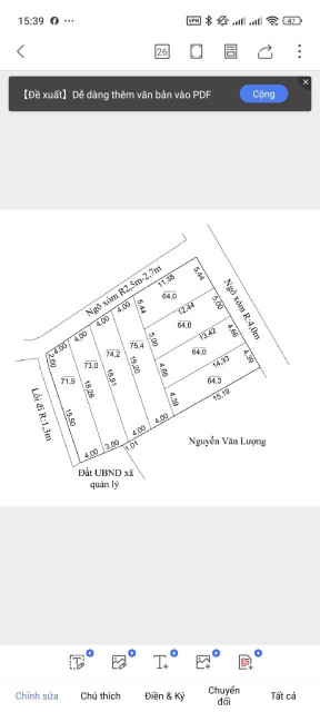 Bán đất 74m² ngang 4m giá 395 triệu Xã An Trường(Bát Trang). liên hệ 0362558882