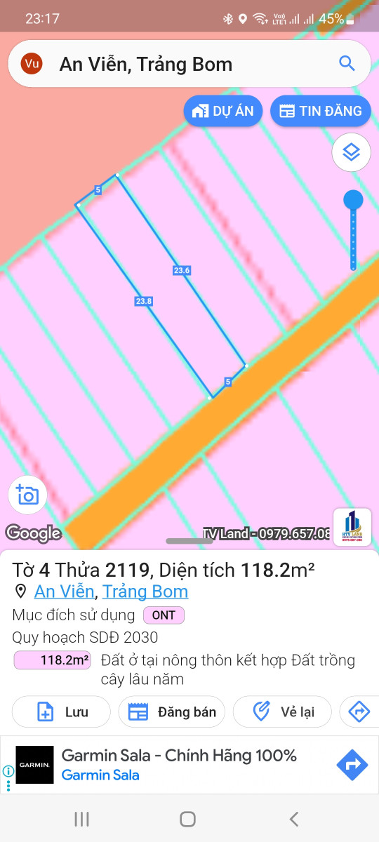 Nhà Đất An Viễn Trảng bom Đồng Nai