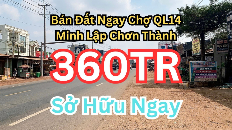 700TR CÒN 360TR BUÔNG ĐUÔI CHƠN THÀNH BÌNH PHƯỚC 1000M2 THỔ CƯ