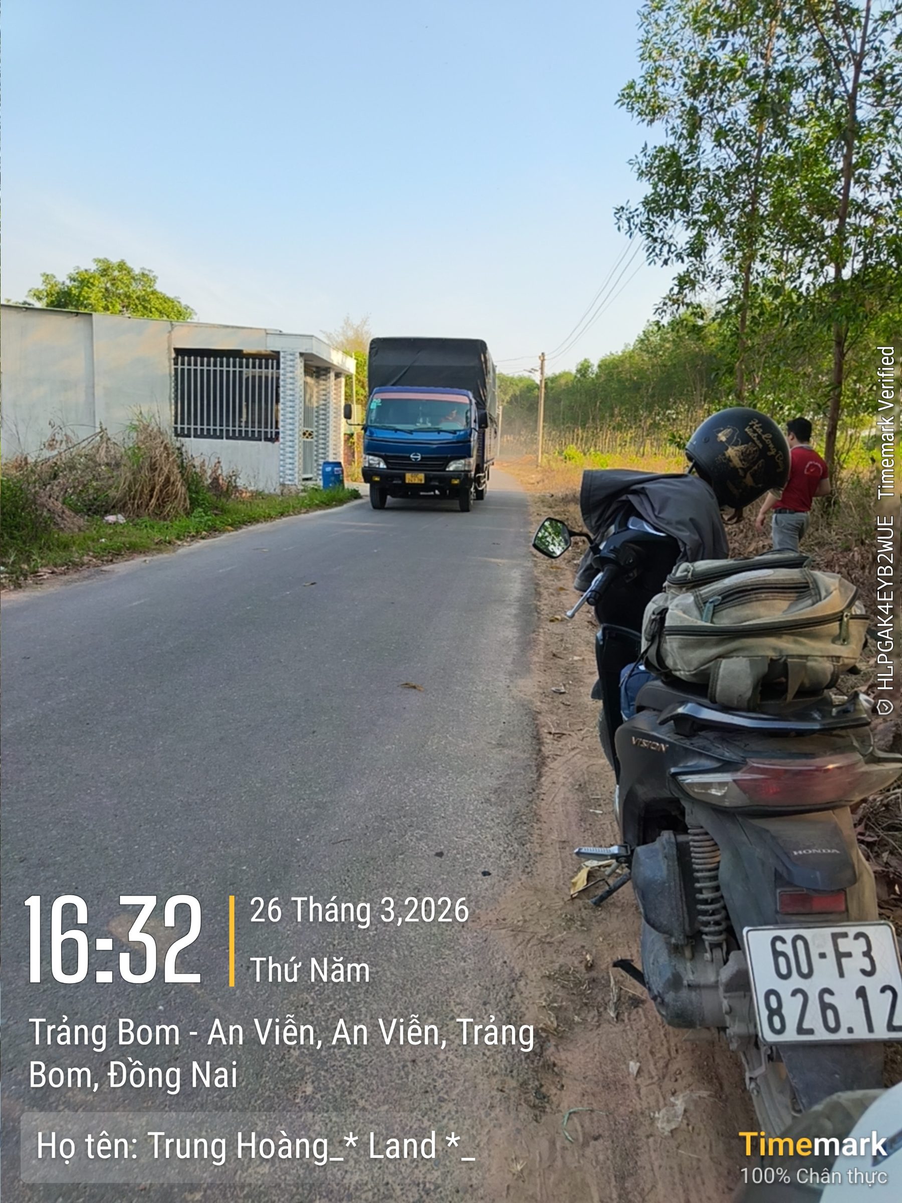 Bán đất xã An viễn Đồng nai sổ riêng thổ cư 115m2 . mặt tiền đường nhựa kinh doanh nhỏ lẻ giá 999tr