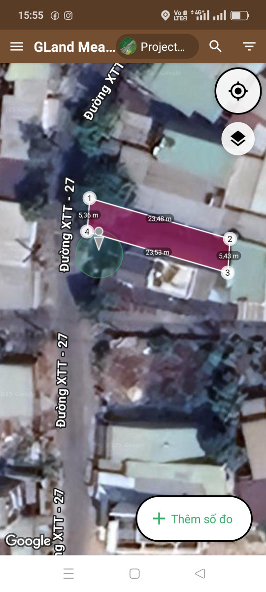 Bán đất 100.5m² ngang 5m giá 4.5 tỷ Xã Bà Điểm