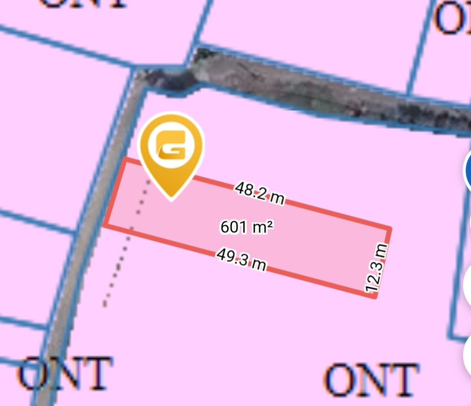 Bán đất 600.7m² ngang 12m giá 6 tỷ Xã Bà Điểm