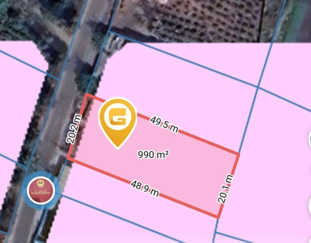 Bán đất 983.5m² ngang 20m giá 27 tỷ Xã Bà Điểm