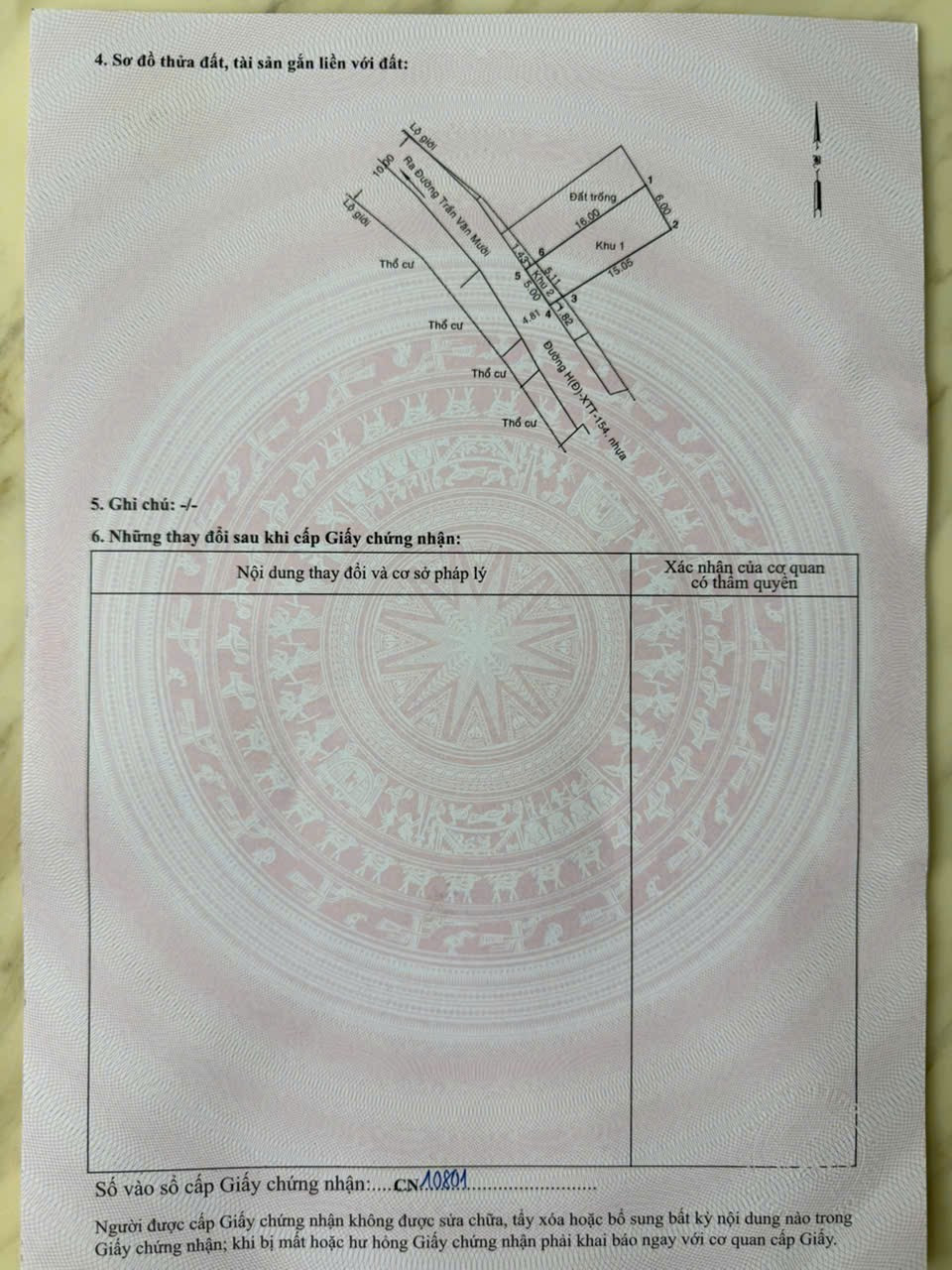 Bán đất 5,1*17m sau chợ Đại Hải. Mt nhựa thông. Bà điểm hóc môn
