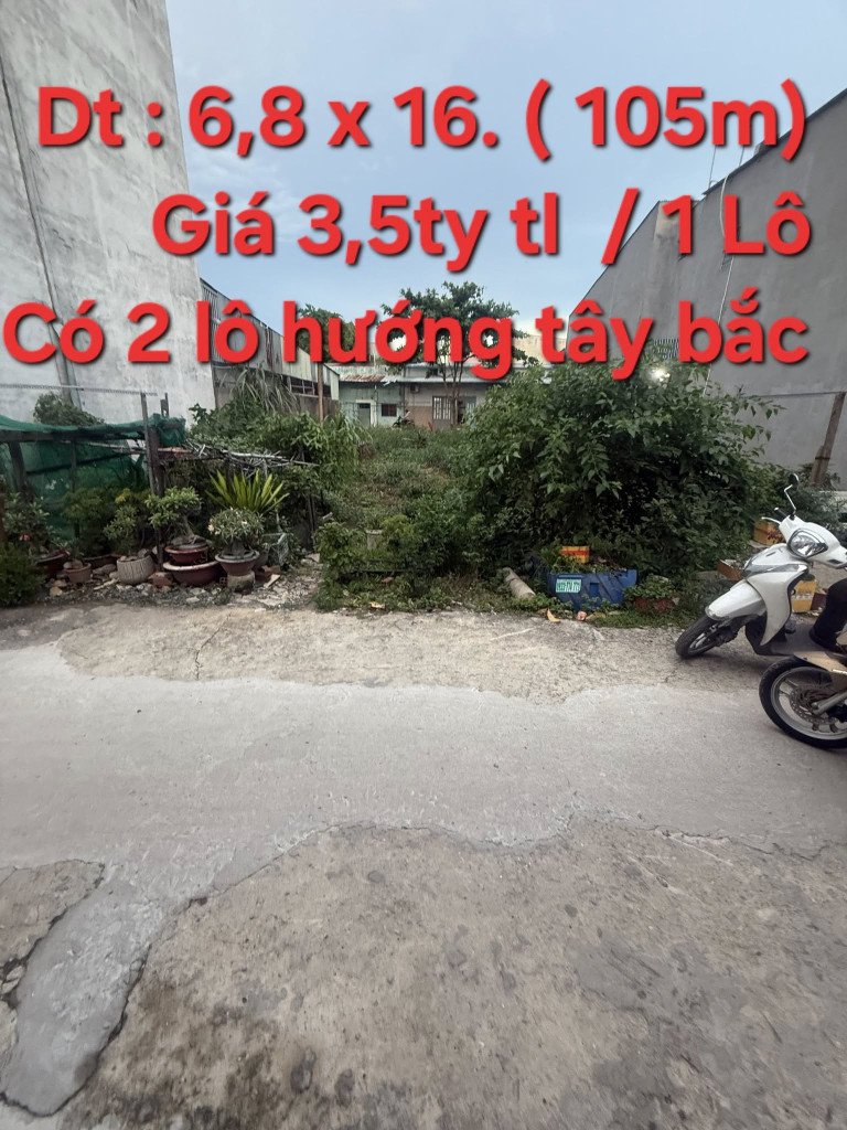 BÁN 4 LÔ F0 GẦN NHÀ THỜ TÂN MỸ – XÃ BÀ ĐIỂM, HÓC MÔN
