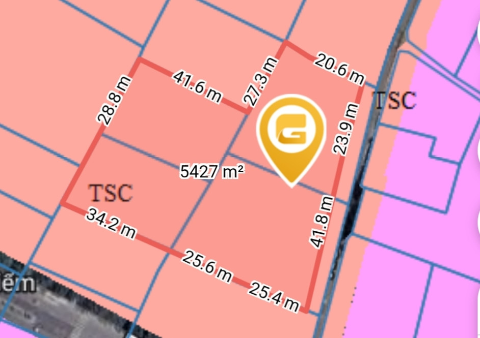 Bán đất 5427.3m² ngang 65m giá 34 tỷ tại Xã Bà Điểm Huyện Hóc Môn