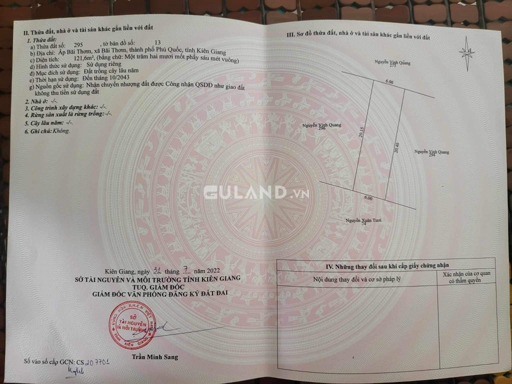 Chính chủ bán đất