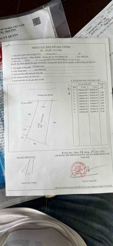 Bán đất thổ cu