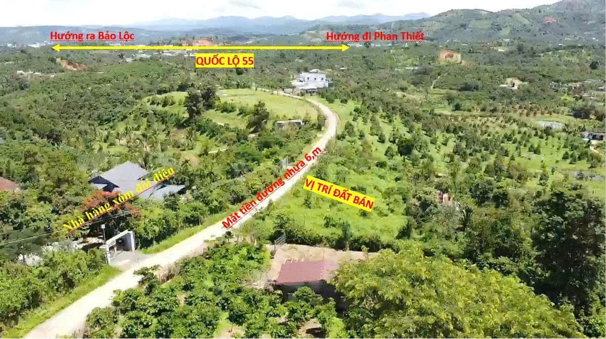 Bán đất thổ cư 150m² ngang 5m giá 415 triệu Xã Bảo Lâm 3, Lâm Đồng