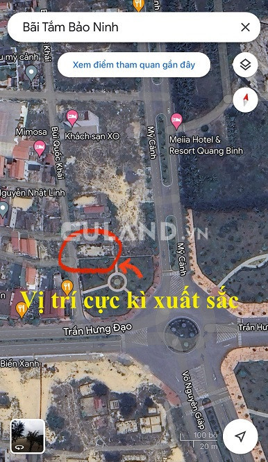 *Bán đất vip 2 mặt tiền giá rẻ bất ngờ, tại bãi tắm Bảo Ninh Đồng Hới, Quảng Bình