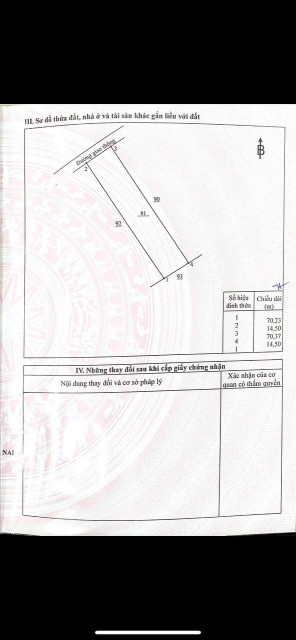 Bán đất 1017.6m² ngang 14.5m giá 1.6 tỷ tại Xã Bảo Quang Thành phố Long Khánh