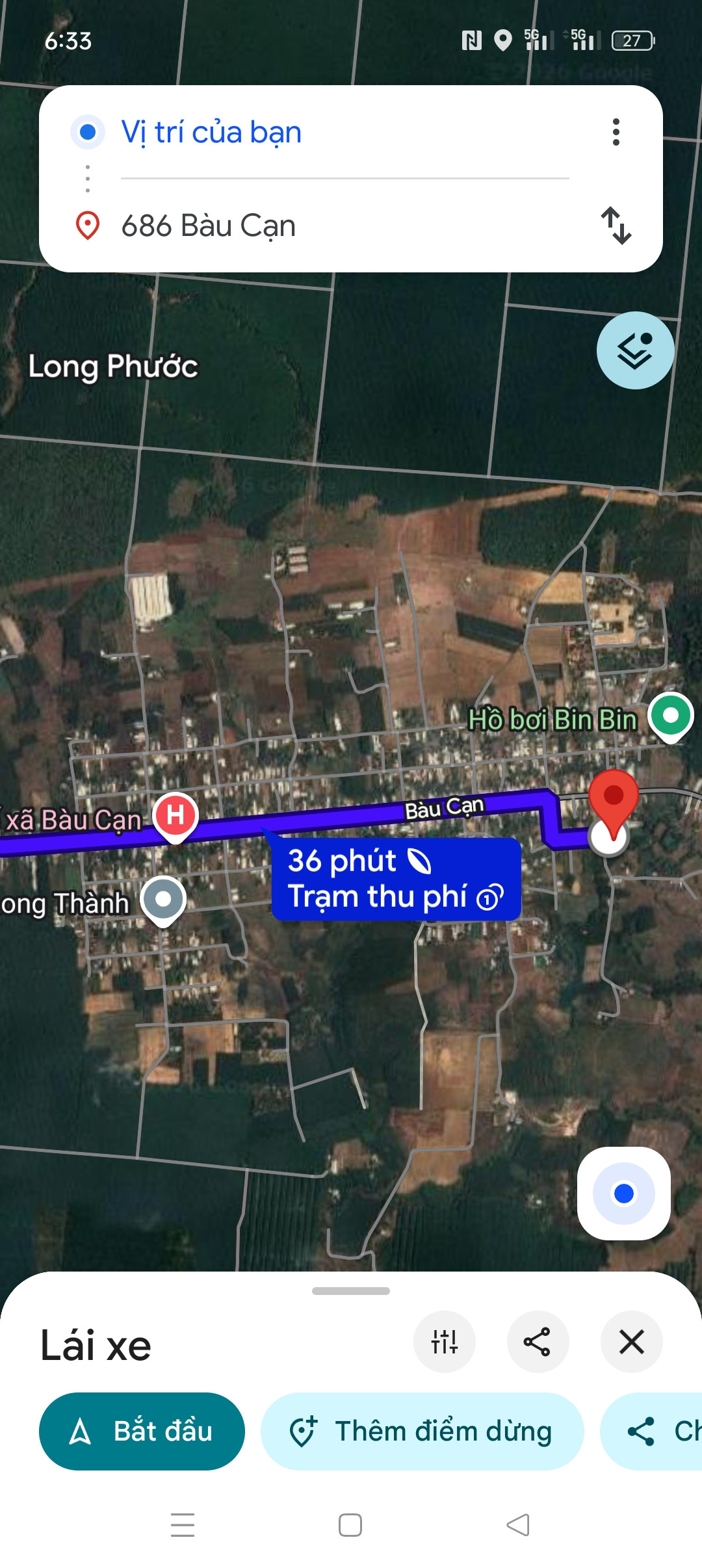 1363m2 bàu cạn có thổ cư cách đường chính vào sân bay 200m giá bán 2ty8