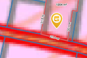 Bán đất 241,6m² ngang 9m giá 1.3 tỷ Xã Bàu Lâm