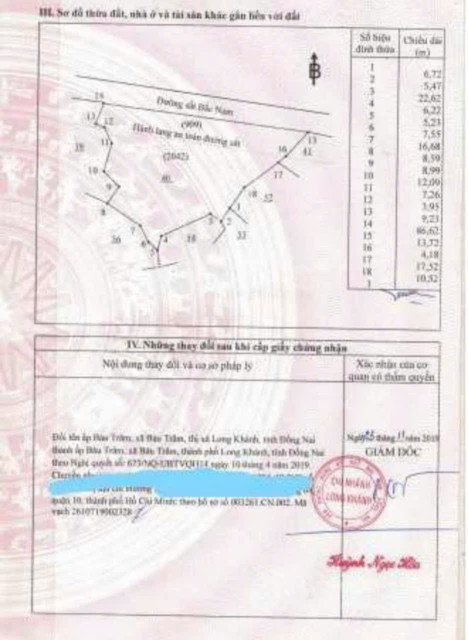 Nhà Đất Bàu trâm Long Khánh Đồng Nai