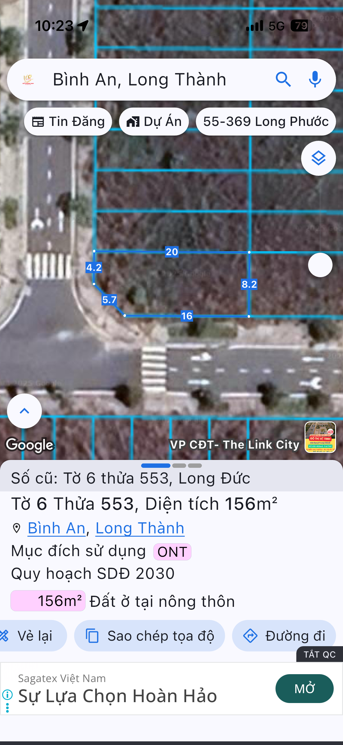 Bán đất 156m² ngang 8m giá 4.6 tỷ Xã Bình An