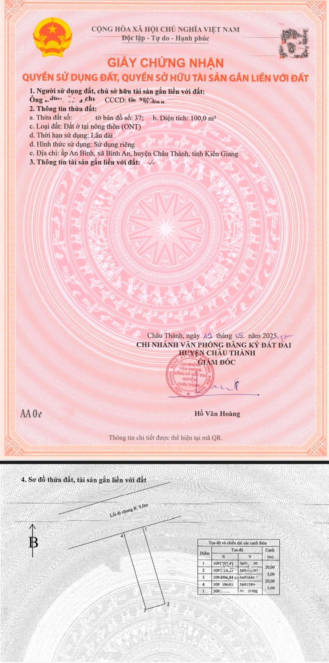 131/25-
🔥 CẦN BÁN NỀN 100m² FULL THỔ CƯ – GIÁ CỰC RẺ TRƯỚC TẾT 2026 CHỈ 435 TRIỆU 🔥
👉 Cơ hội vàng cho nhà đầu tư & người thu nhập thấp
📍 Vị trí: Ấp An Bình, xã Bình An, tỉnh An Giang – gần sông Cái Bé
💰 Giá bán trước tết 2026: 435 triệu (bao trọn gói 