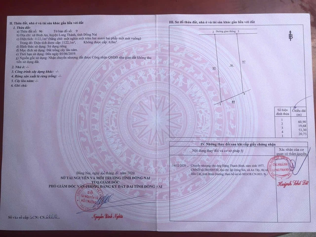 Nhà Đất Bình An Long Thành Đồng Nai