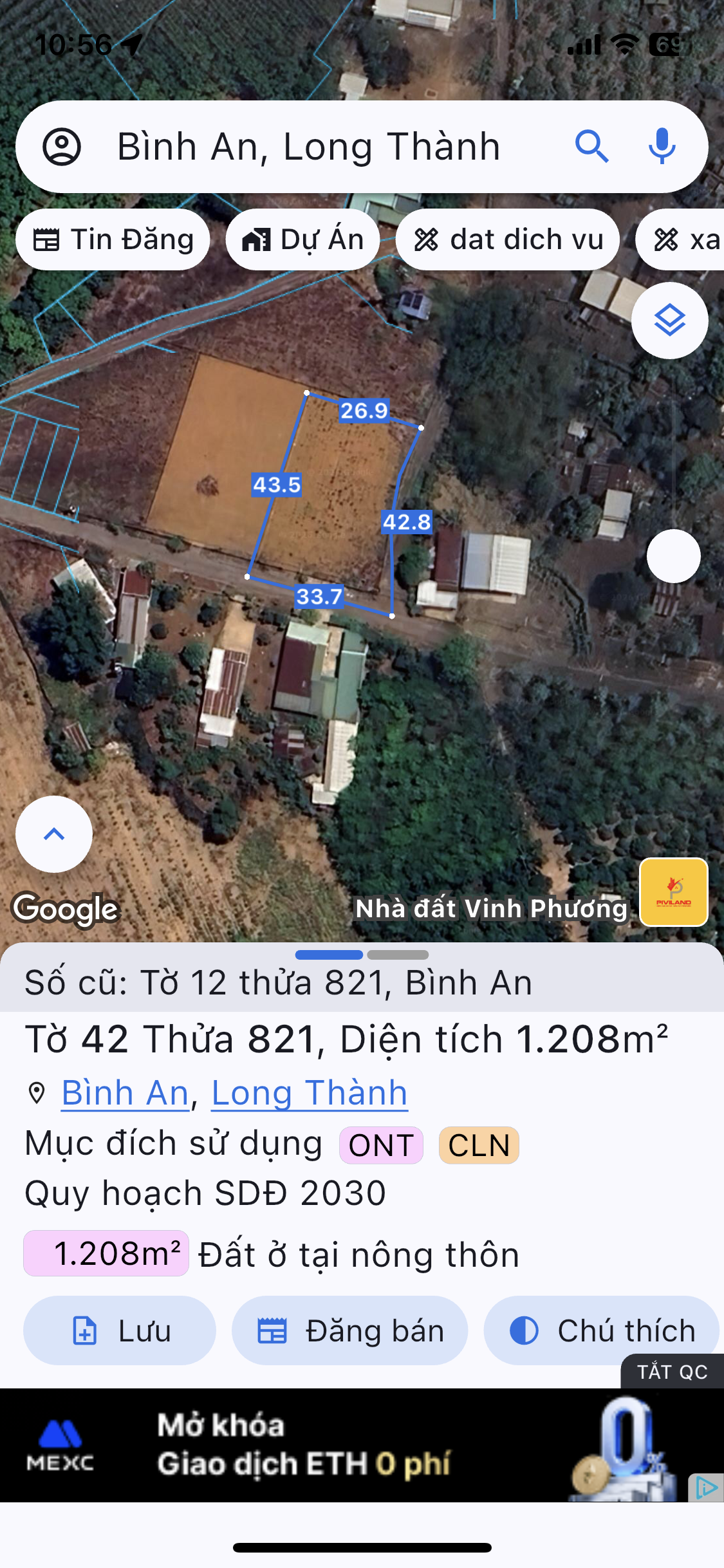 1208 M2 MẶT SAU SÂN BAY LONG THÀNH