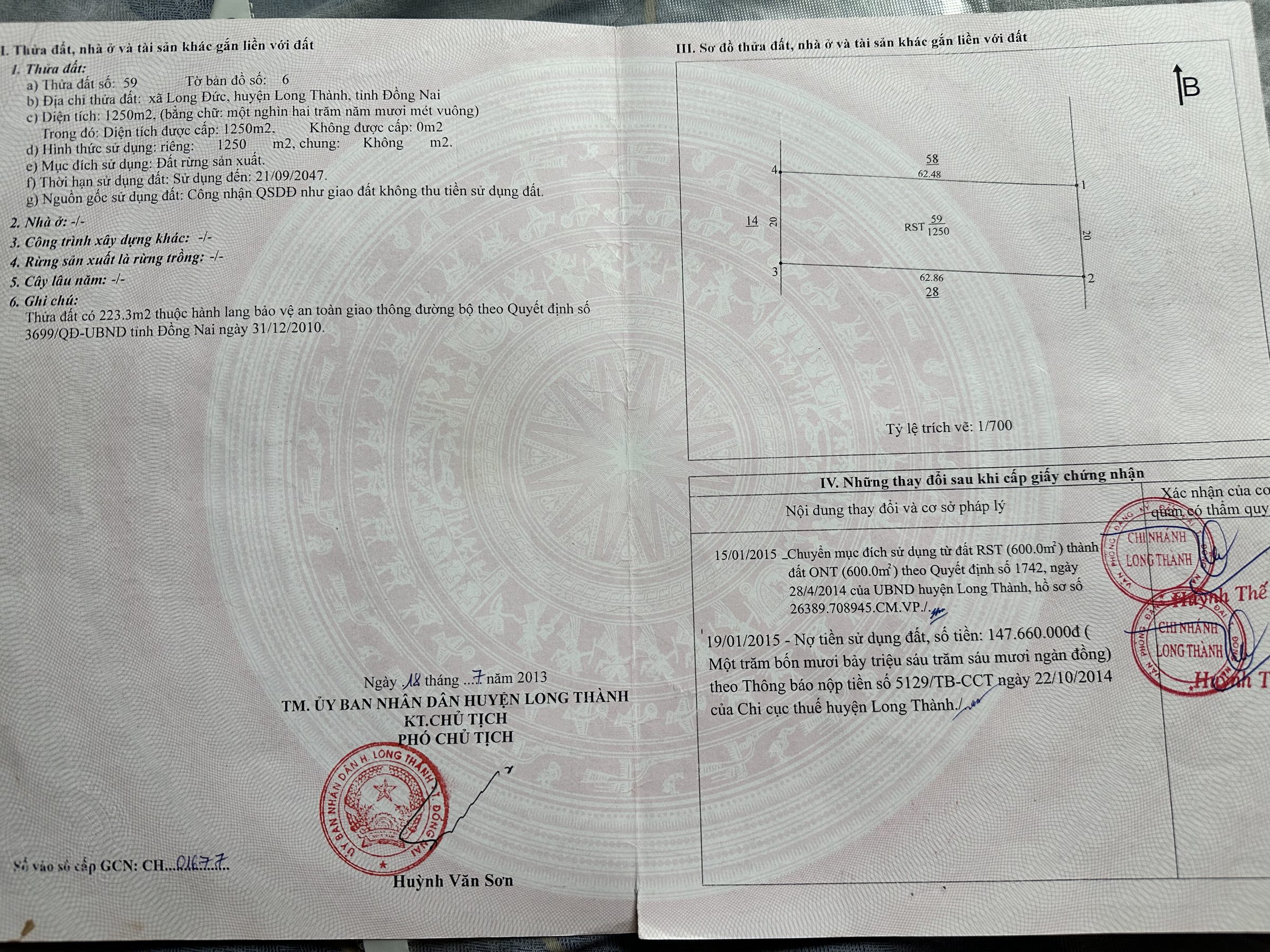 Cho thuê đất giá rẻ tại xã Bình An, mặt tiền đường lớn