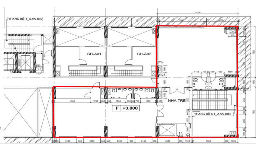 BÁN SHOPHOUSE 2 TẦNG 536 M2 SẴN HD THUÊ 8 NĂM. DÒNG TIÊN ĐẾN 6,5% NĂM