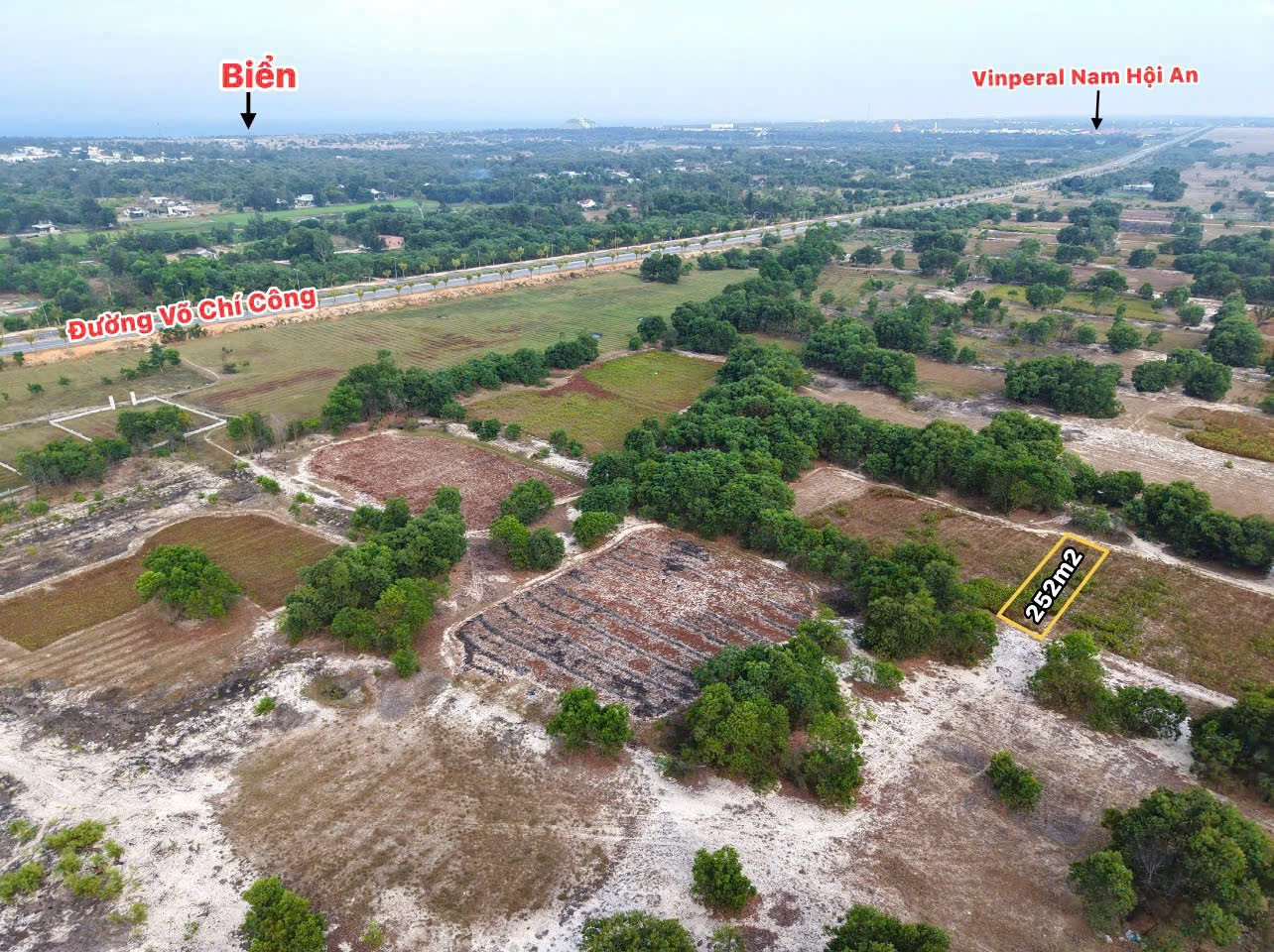 Bán đất 252m² giá 239 triệu tại Xã Bình Dương Huyện Thăng Bình