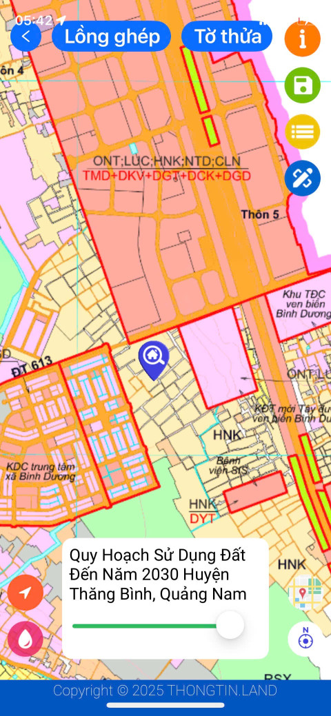 Bán đất 300m² giá 299 triệu tại Xã Bình Dương Huyện Thăng Bình
