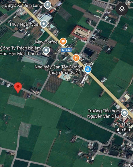 1148m2 đường oto cách chợ Bình Lãng 700m mt kênh thoáng mát tại Tân Trụ Long An