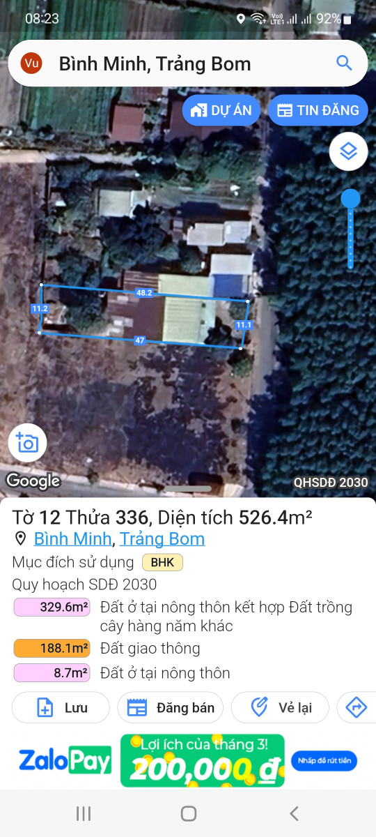 Nhà Đất Bình Minh Trảng Bom Đồng Nai