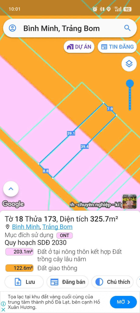Nhà Đất Bình Minh Trảng Bom Đồng Nai