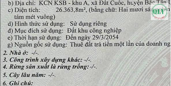 Cho thuê nhà xưởng 14.318 m2 tại KCN Đất Cuốc, Bắc Tân Uyên, Bình Dương