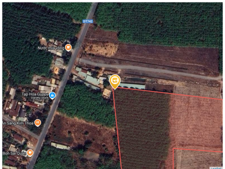 Bán đất 33338.8m² ngang 232m giá 45 tỷ tại Xã Bình Mỹ Huyện Bắc Tân Uyên