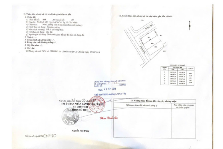 (L352) Đất 1/ Võ Văn Bích, xã Bình Mỹ, đất lô góc 2 mặt tiền , DT 94m2, chỉ 2 tỷ 500