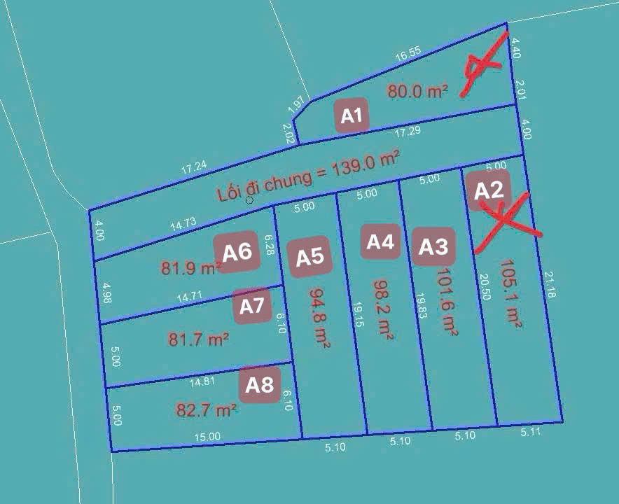 Bán đất 82m² ngang 5m giá 1 tỷ Xã Bình Nguyên