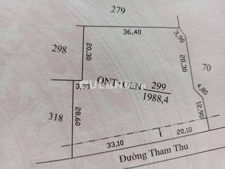 Bán  đất thổ cư 1988.4m² , giá 4.2 tỷ tại, Xã Bình Phan, Huyện Chợ Gạo, Tiền Giang