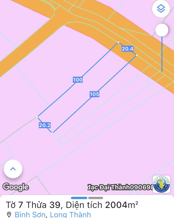 Bán 2000m2 mặt tiền đường nhựa dân cư