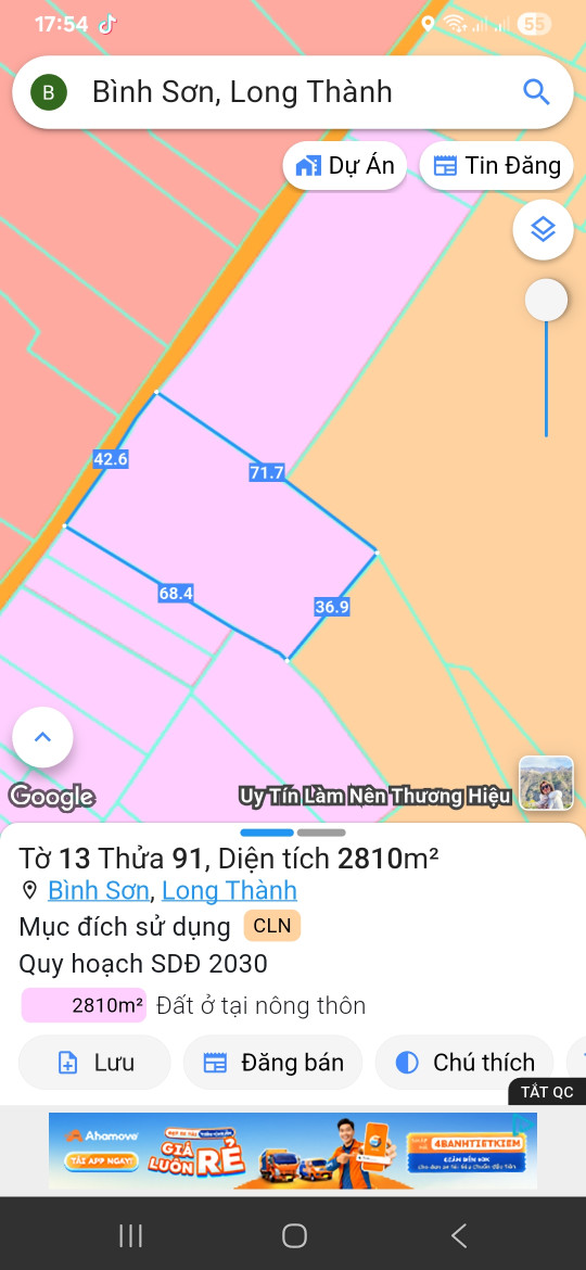 Đất cách sân bay chỉ 1km