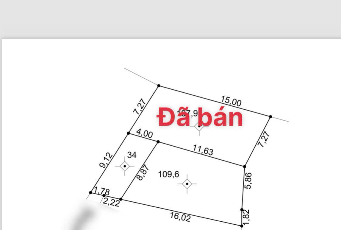 109m² ngang 8.87m giá 1.6 tỷ Xã Bình Tuyền