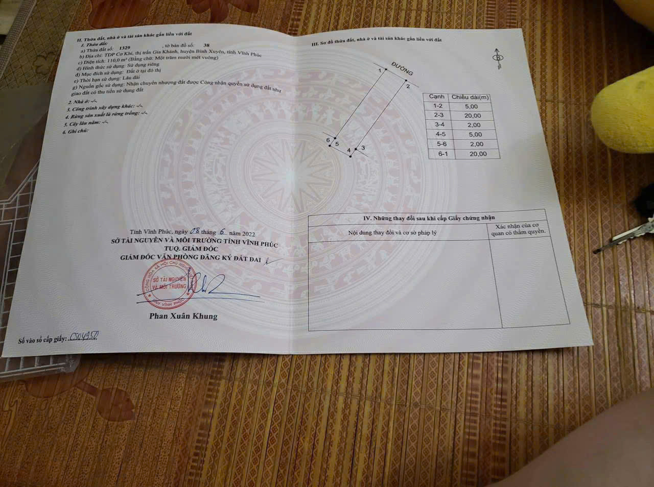 Bán đất 110m² ngang 5m giá 2.58 tỷ Xã Bình Xuyên