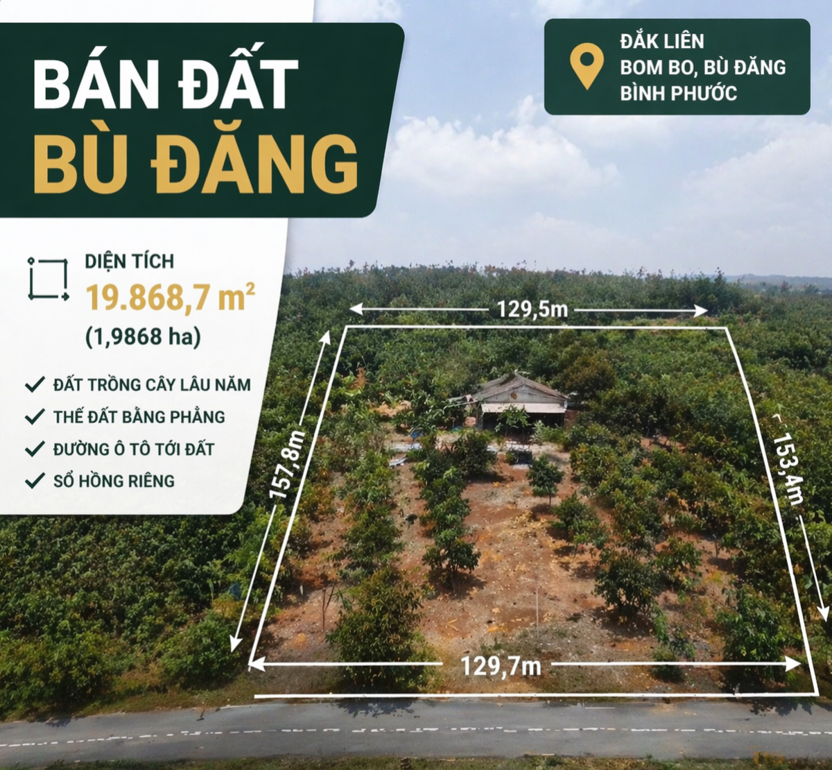 Bán Đất Bù Đăng Bình Phước