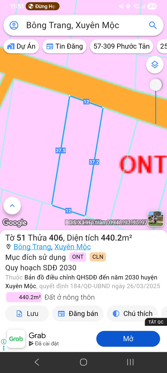 Chủ cần bán mảnh đất tâm huyết