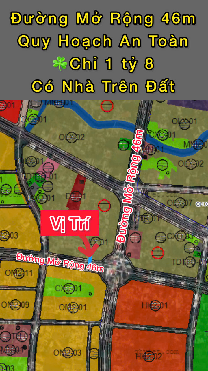 Nhà Đường 46m . Chỉ 1 tỷ 800 Triệu