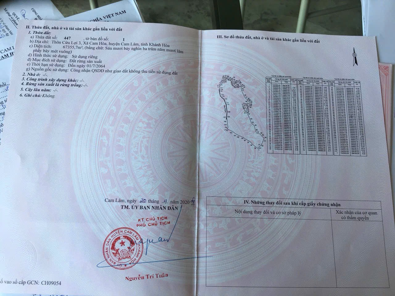 Chính chủ Bán Rẫy xoài tại Cửu Lợi 3, Cam Hoà, Cam Lâm. Diện tích: 6,7 héc ta, đã trồng xoài 20 năm tuổi. Giá 5,2 tỷ
