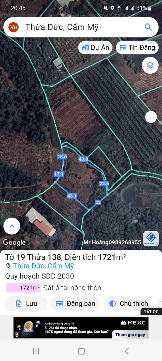 Nhà Đất Thừa Đức Cẩm Mỹ Đồng Nai