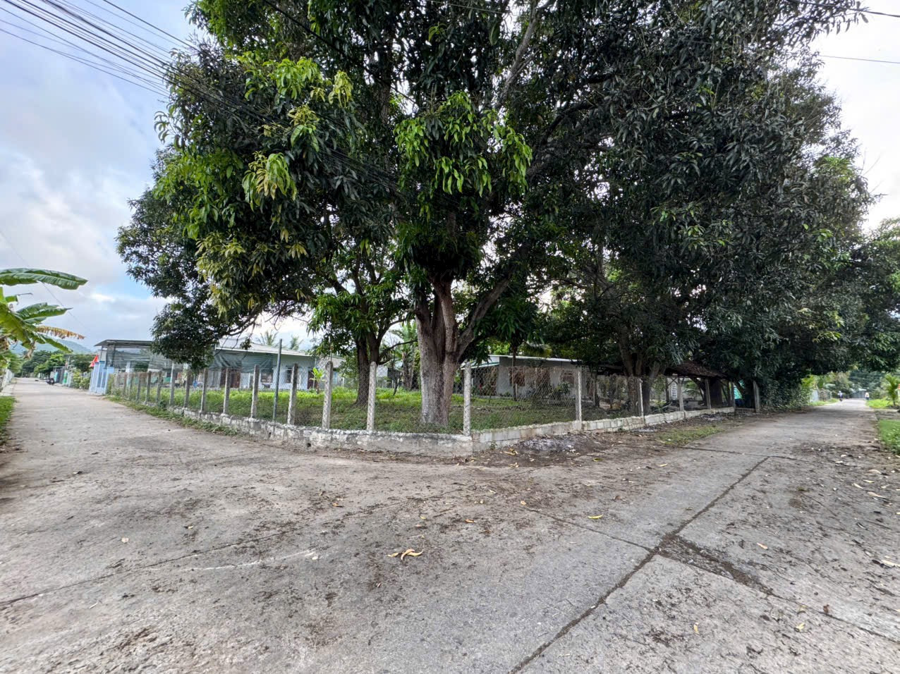 Lô góc 2 mặt tiền Cam Tân QH2045 an toàn, có thổ cư, đường betong oto chỉ 100tr/m ngang