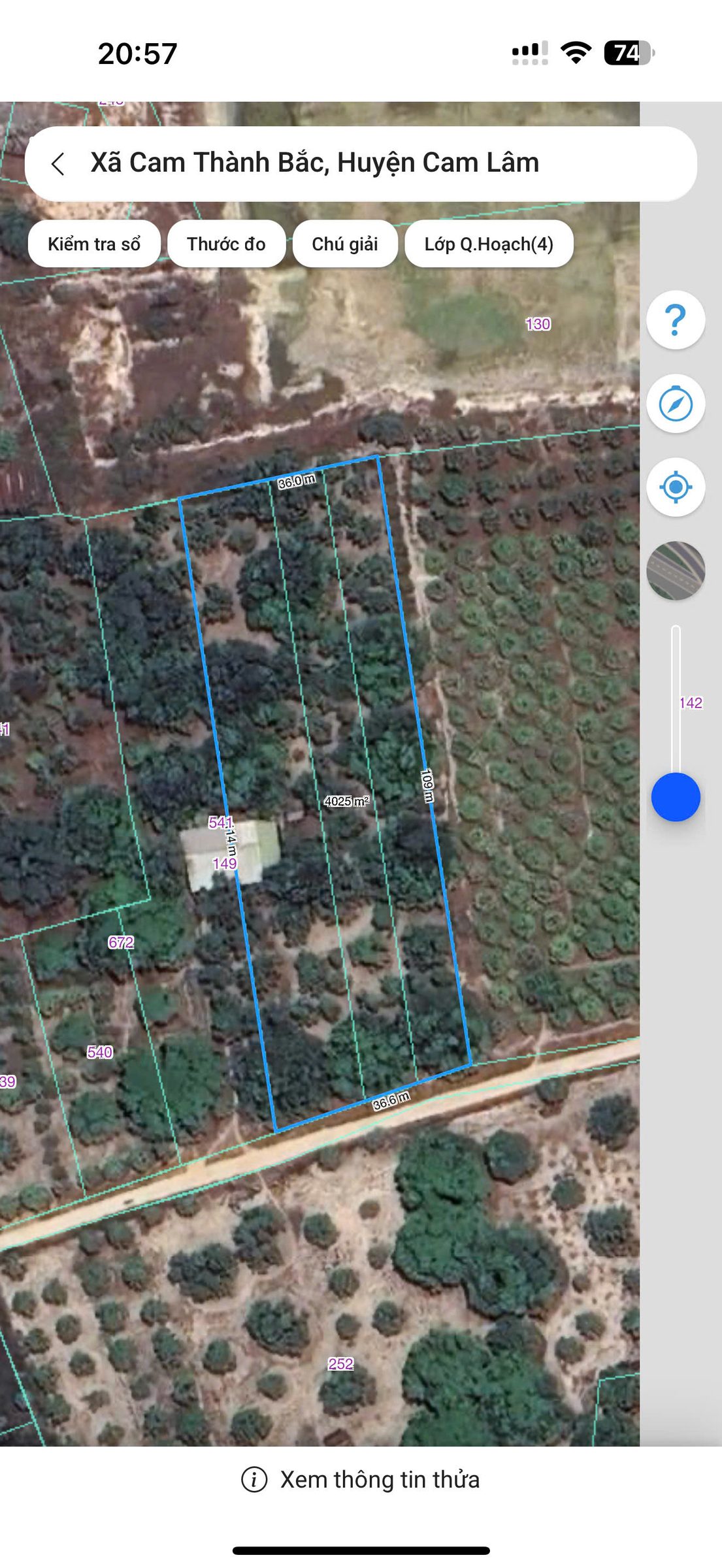 CAM THÀNH BẮC -- 4000 M2 -- 36 X 114 -- FULL XOÀI -- GIÁ 620 TRIỆU.SÀO
